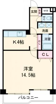 三和平城グランドパレスの間取り画像