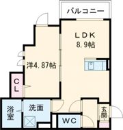 ル シエル クレール サクラの間取り画像