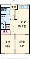 メゾンクレストールの間取り画像