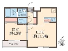 ミリアビタ前原の間取り画像