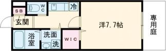 エムズコート吉田の間取り画像