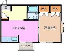 ヴィラ大安の間取り画像