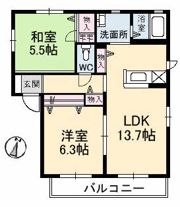 アクアグレイスの間取り画像