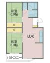 コンチネンタル藍住 westの間取り画像