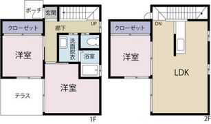 エルメゾンハラダⅡの間取り画像