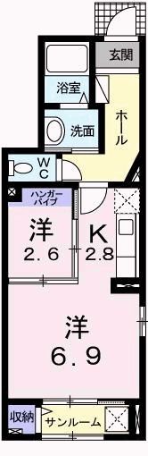 ドマーニ・MⅠの間取り画像