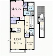 グランメゾン東久留米の間取り画像