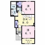 ラベニア Ⅱの間取り画像