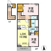 セレスティア鳴神の間取り画像