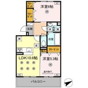 （仮）D-ROOM西原 B棟の間取り画像
