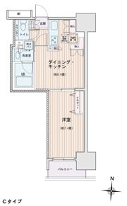 エスティメゾン錦糸町Ⅱの間取り画像