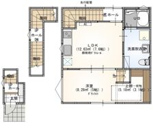 s.a.box寺家A棟の間取り画像