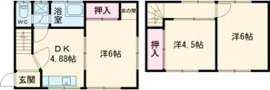 中野4丁目戸建(38-40-8)の間取り画像