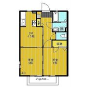 第7登陽コーポの間取り画像