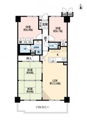 サーパス大輪町の間取り画像