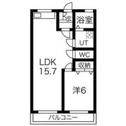 レークハヤIIIの間取り画像