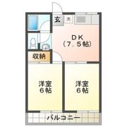 コーポ河芸の間取り画像