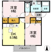 シェルブール参番館の間取り画像