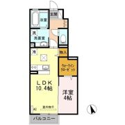 レーブクレアの間取り画像