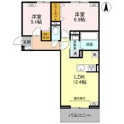 D-ROOM新井町の間取り画像