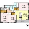 D-ROOM都賀2丁目ⅡーA棟の間取り画像