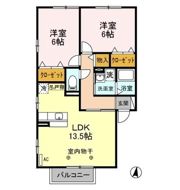 クレールヴィラ三和 A/B/Cの間取り画像