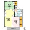セジュール友清 A棟の間取り画像