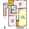 ヴィルヌーブ Mの間取り画像