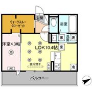 （仮）D-ROOM西原 A棟の間取り画像
