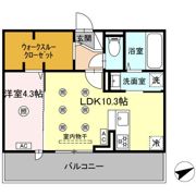 （仮）D-ROOM西原 A棟の間取り画像