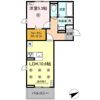 D-ROOM NISHIBARU A棟の間取り画像