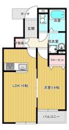 クレアージュ小中野Aの間取り画像