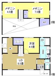サクラパル Bの間取り画像