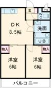 クラージュの間取り画像