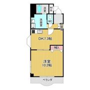 フォンティーヌ徳重の間取り画像