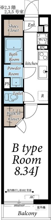 リブリ・さいたま新都心Ⅱの間取り画像