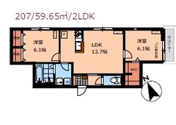Casa Rosetoの間取り画像