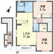 グレースコートの間取り画像