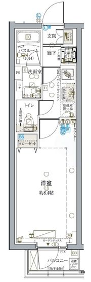 クレヴィスタ中野落合の間取り画像