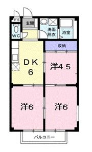 グリーンハイツⅠの間取り画像