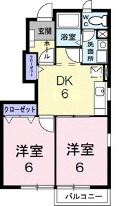 エミネンスAの間取り画像