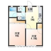 挟又ハイツA・B・Cの間取り画像