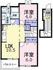 エミネンスBの間取り画像