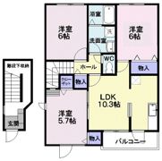 さくらヶ丘Aの間取り画像