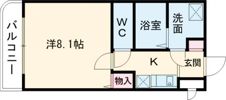 リバージュ県庁通りの間取り画像