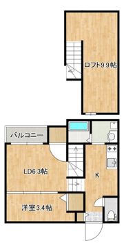 コアスクエアIIの間取り画像
