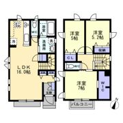 W．GreenCourt A棟の間取り画像