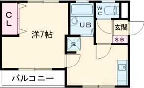 ベルエール上浜の間取り画像