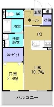 リモパレスの間取り画像