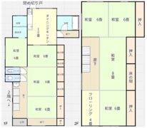 三条市西大崎戸建の間取り画像